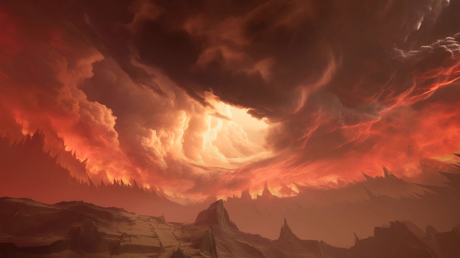 Matte Painting Skybox Pack: Demonic Skies