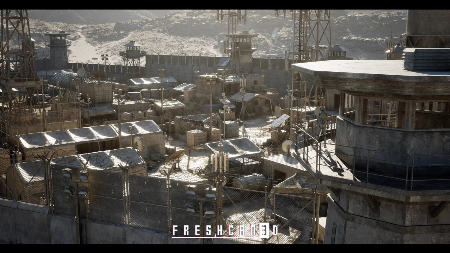 Military Base & Military Camp Environment 4km